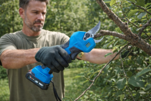 KraftWorld Ψαλίδι Κλαδέματος 36V Brushless – Κοπή 20–30mm, 2 Μπαταρίες & Βαλίτσα - Image 5