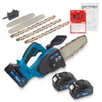 KraftWorld Αλυσοπρίονο Μπαταρίας – Λάμα 25cm & Αυτόματη Λίπανση