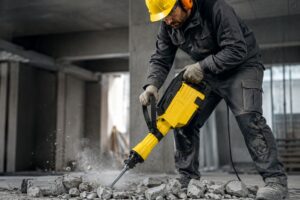 Κατεδαφιστικό Πιστολέτο 2000W 65J – HEX 30mm, Μεταλλική Βαλίτσα & Καλέμια - Image 3
