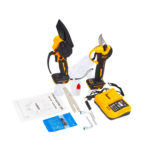 KraftWorld Σετ Κήπου 2 Εργαλείων 36V – Αλυσοπρίονο 15cm & Ψαλίδι Κλαδέματος 25mm - Image 2